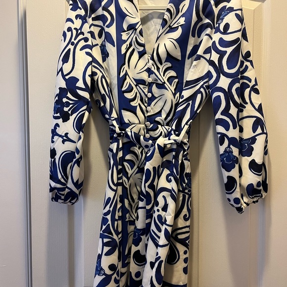 Shein blue floral dress - Picture 1 of 4